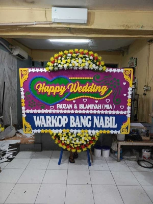 Papan Bunga di Grogol Selatan
