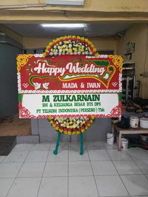 Papan Bunga di Grogol Selatan