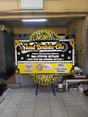 Papan Bunga di Grogol Selatan