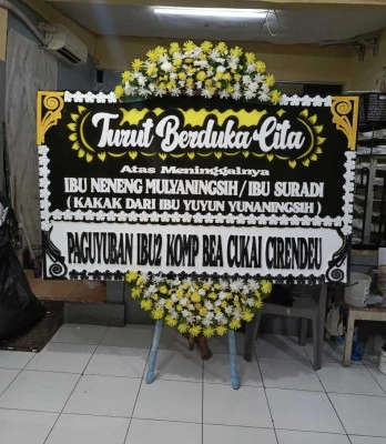 Papan Bunga di Grogol Selatan
