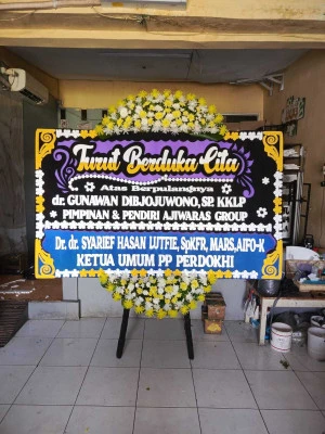 Papan Bunga di Grogol Selatan